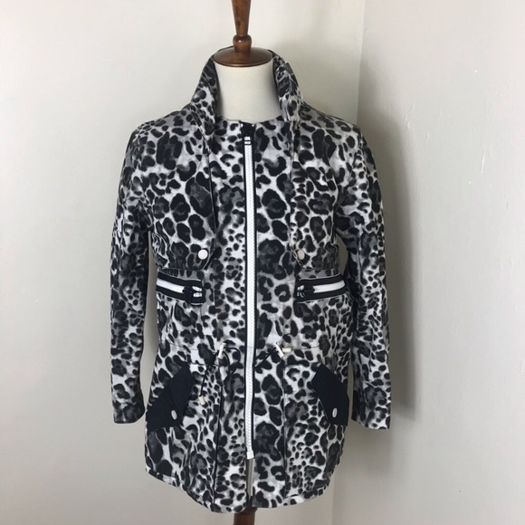 Sandro leopard print parka jacket - Picture 3 of 10